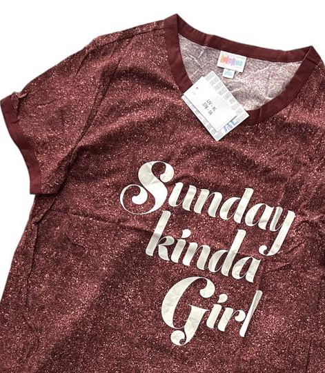 Liv T-Shirt Sunday Kinda Girl Graphic