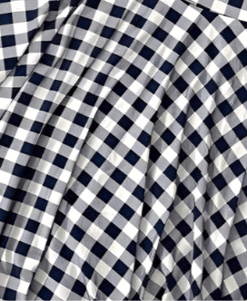 Nicki - Blue White Check