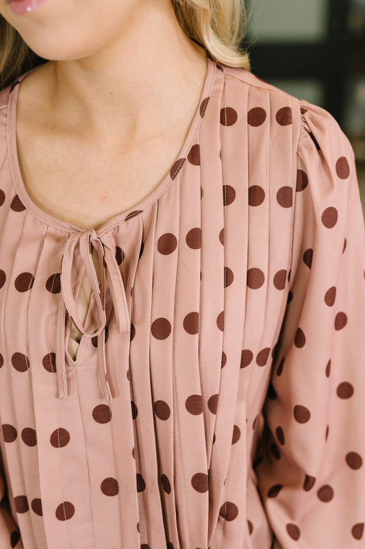 Haptics • All My Lovin' • Pleated Detail Dress