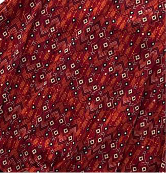 LuLaRoe Azure • A-Line Skirt • Red and Orange Arrow