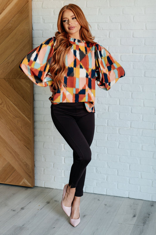 Jodifl • Call It What It Is Mod Print Blouse
