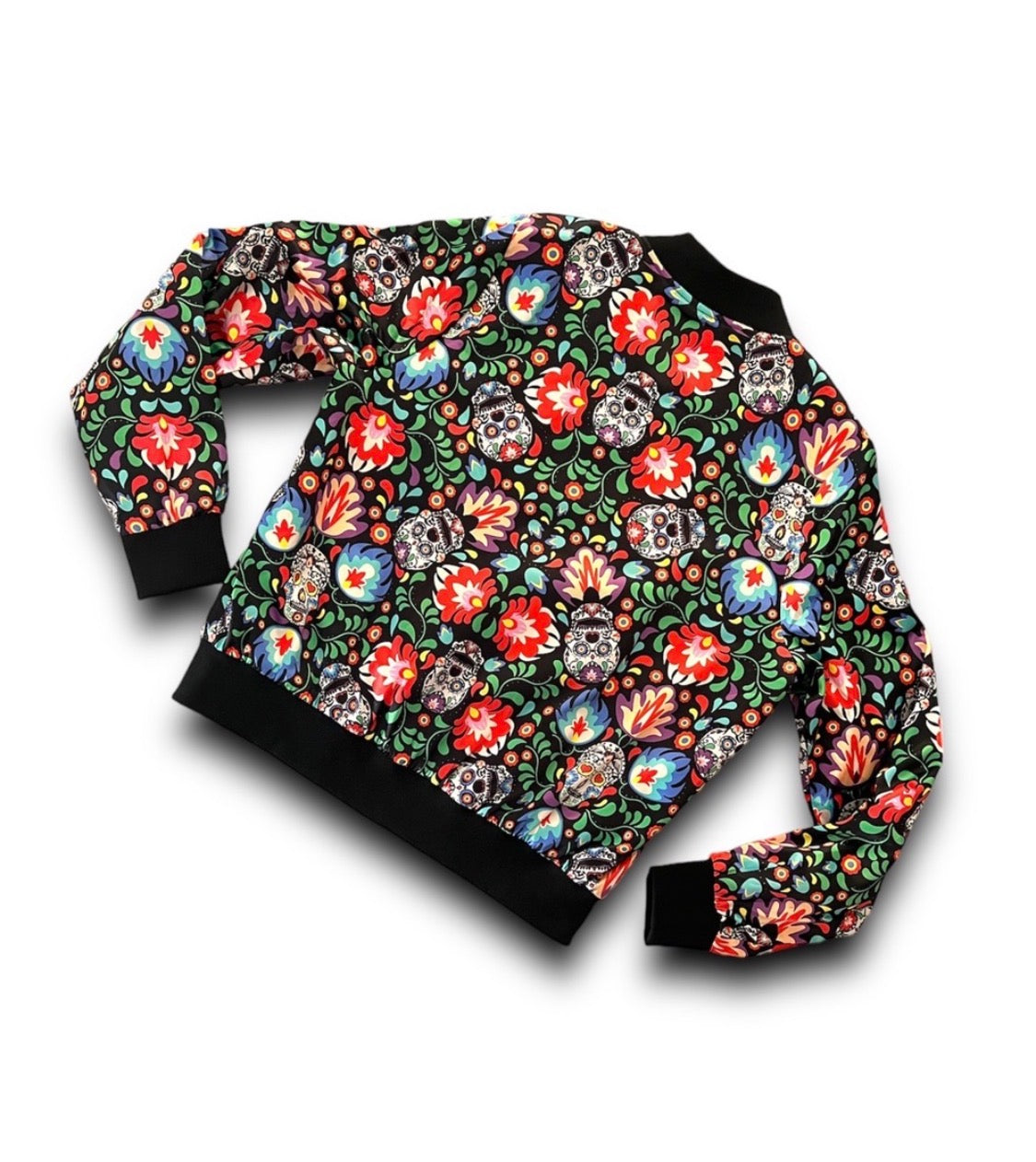 LuLaRoe Sugar Skulls • Stevie Bomber Jacket