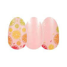 Shimmery fruit slices nail strips by color street