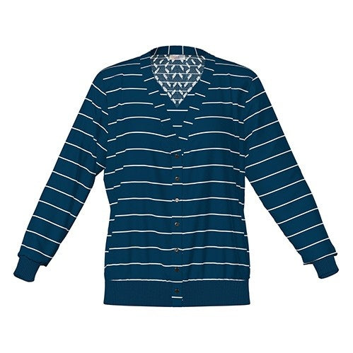 LuLaRoe Cheryl • Lightweight Cardigan • Navy White Stripe