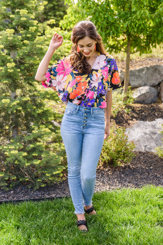 Judy Blue • Hi-Rise Button Fly Skinny