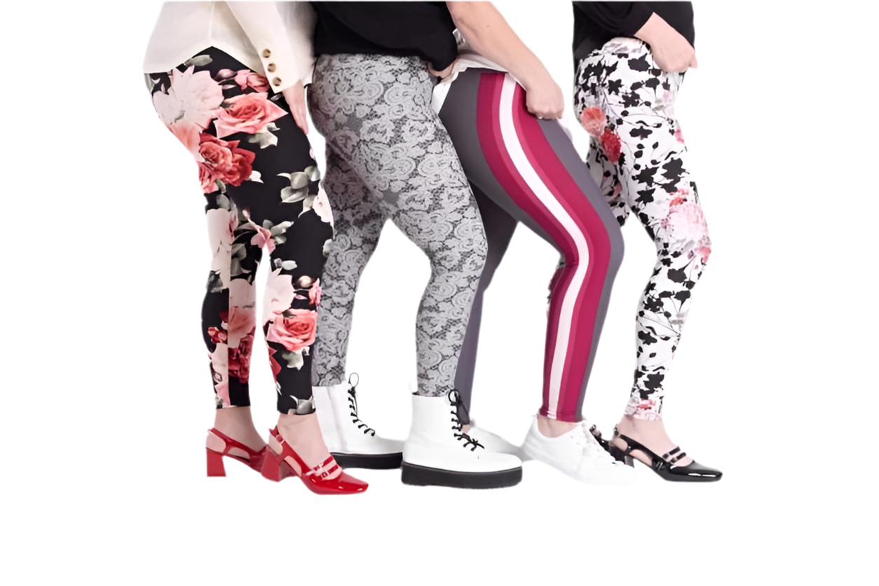 Leggings - Blue Multi Dinos