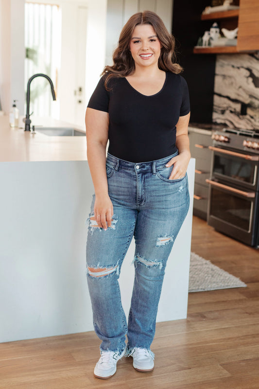 Judy Blue • O'Hara • Destroyed Straight Jeans