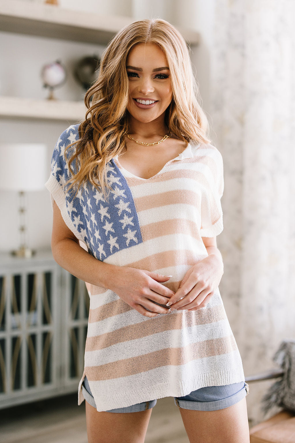 BiBi • Old Glory Sleeveless Sweater