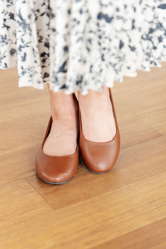 Soda • On Your Toes Ballet Flats in Camel