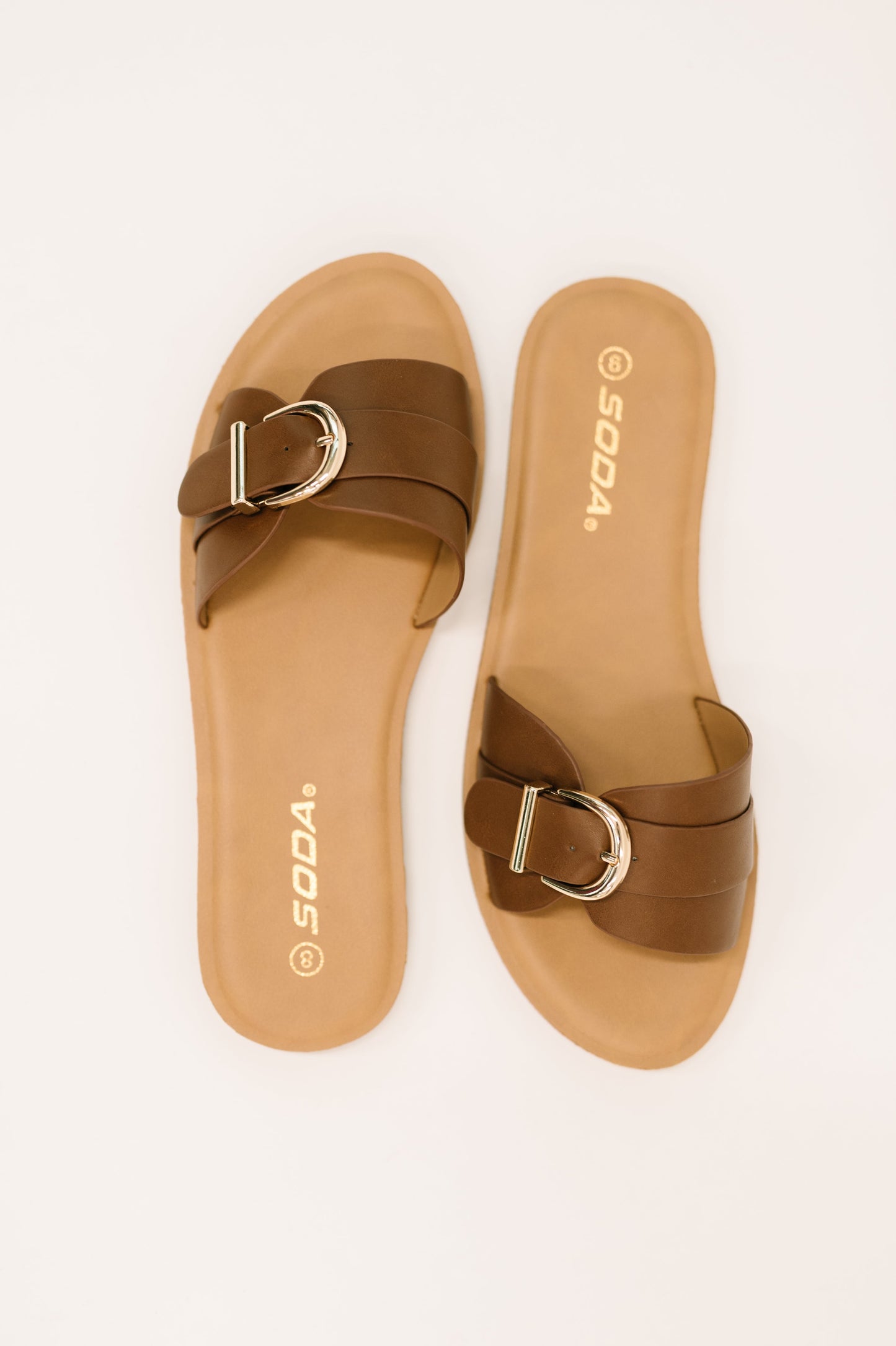Soda • Siran Dark Tank Slip on Sandals