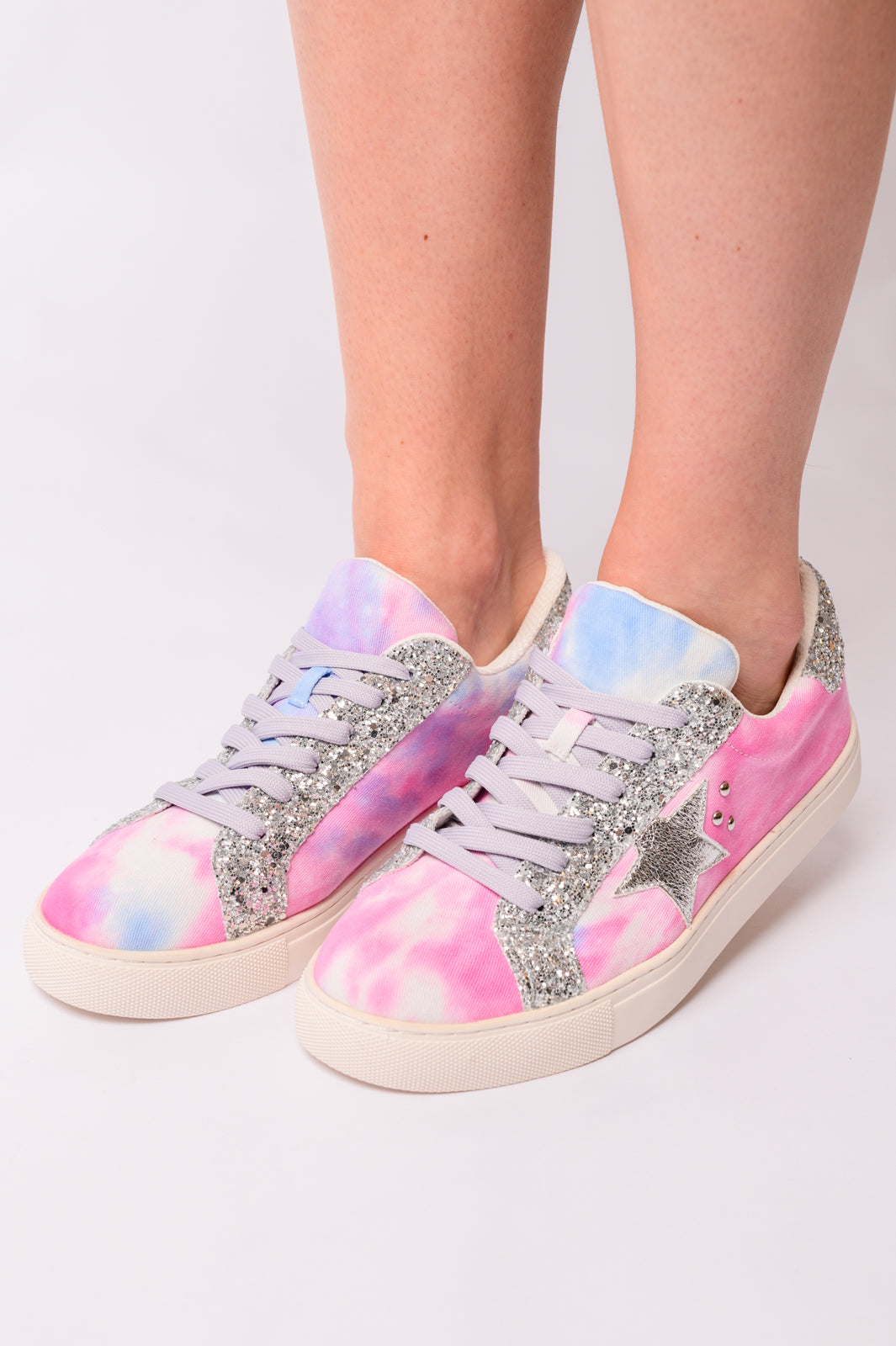 Corkys • Supernova Sneakers in Pastel Tie Dye