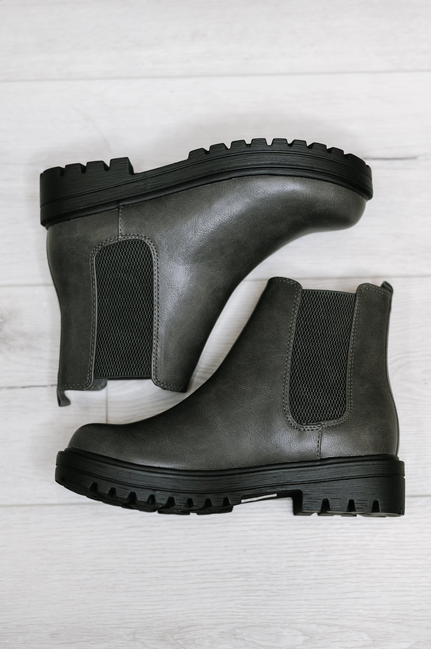 That's Just What They'll Do Paden Chelsea Boots in Black