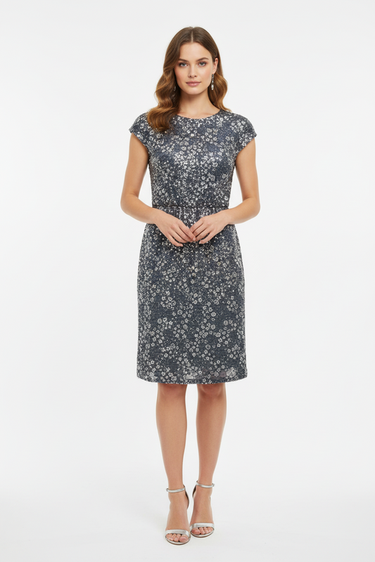 LuLaRoe Isla • Cross Back Dress • Navy White Mini Floral