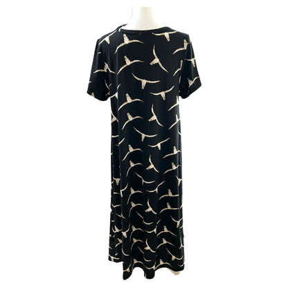 LuLaRoe Carly • High Low Hemline Swing Dress • Longhorn Skull