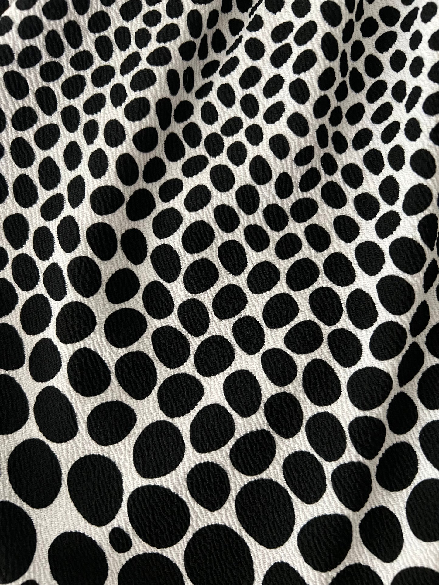 NWOT • LuLaRoe • Amelia Fit-and-Flare Dress • Vintage • Black and White Dipped