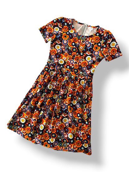 LuLaRoe • Amelia Fit-and-Flare Dress • Rare 60’s Inspired Mod Retro Print