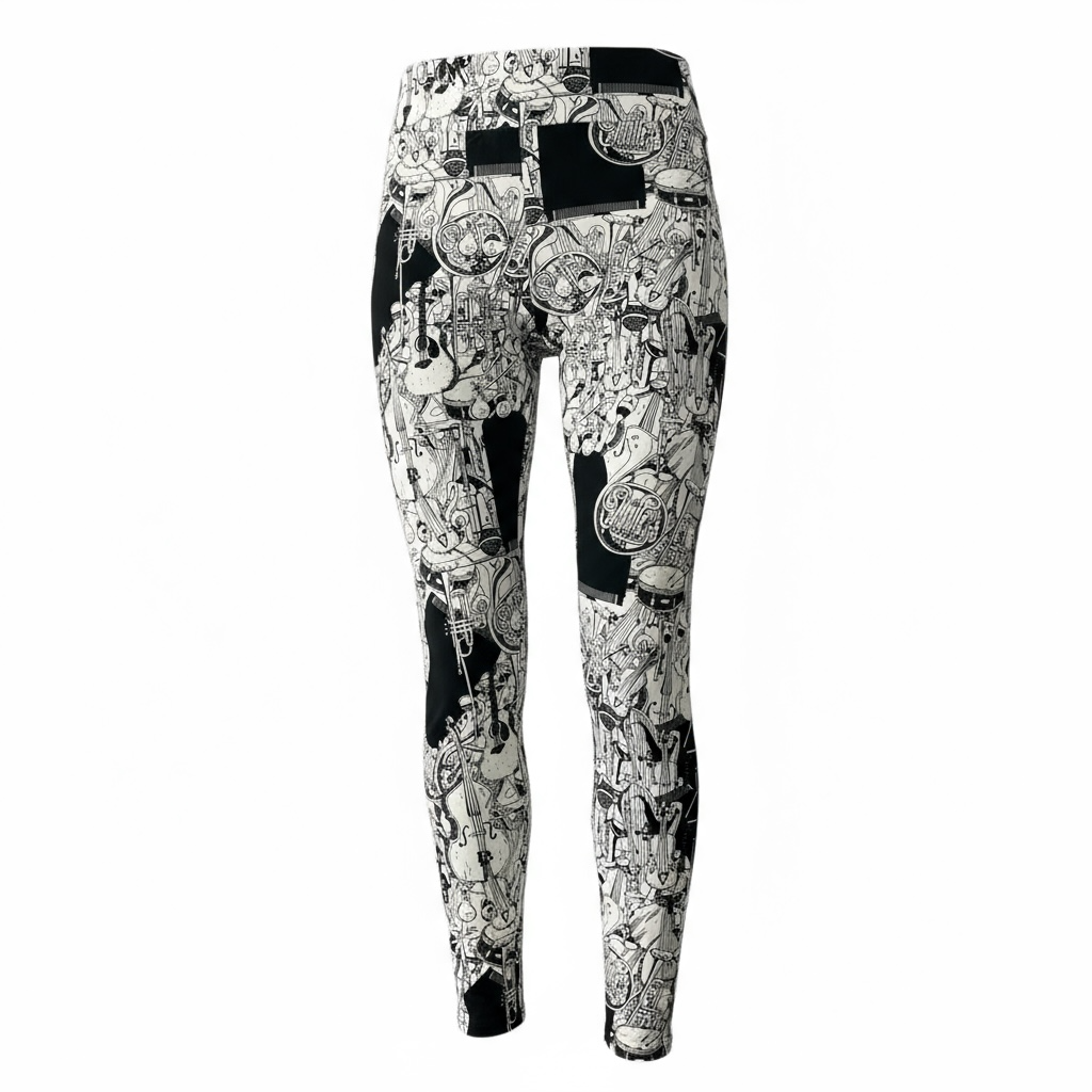 LuLaRoe Buttery Soft Leggings • Musical Print