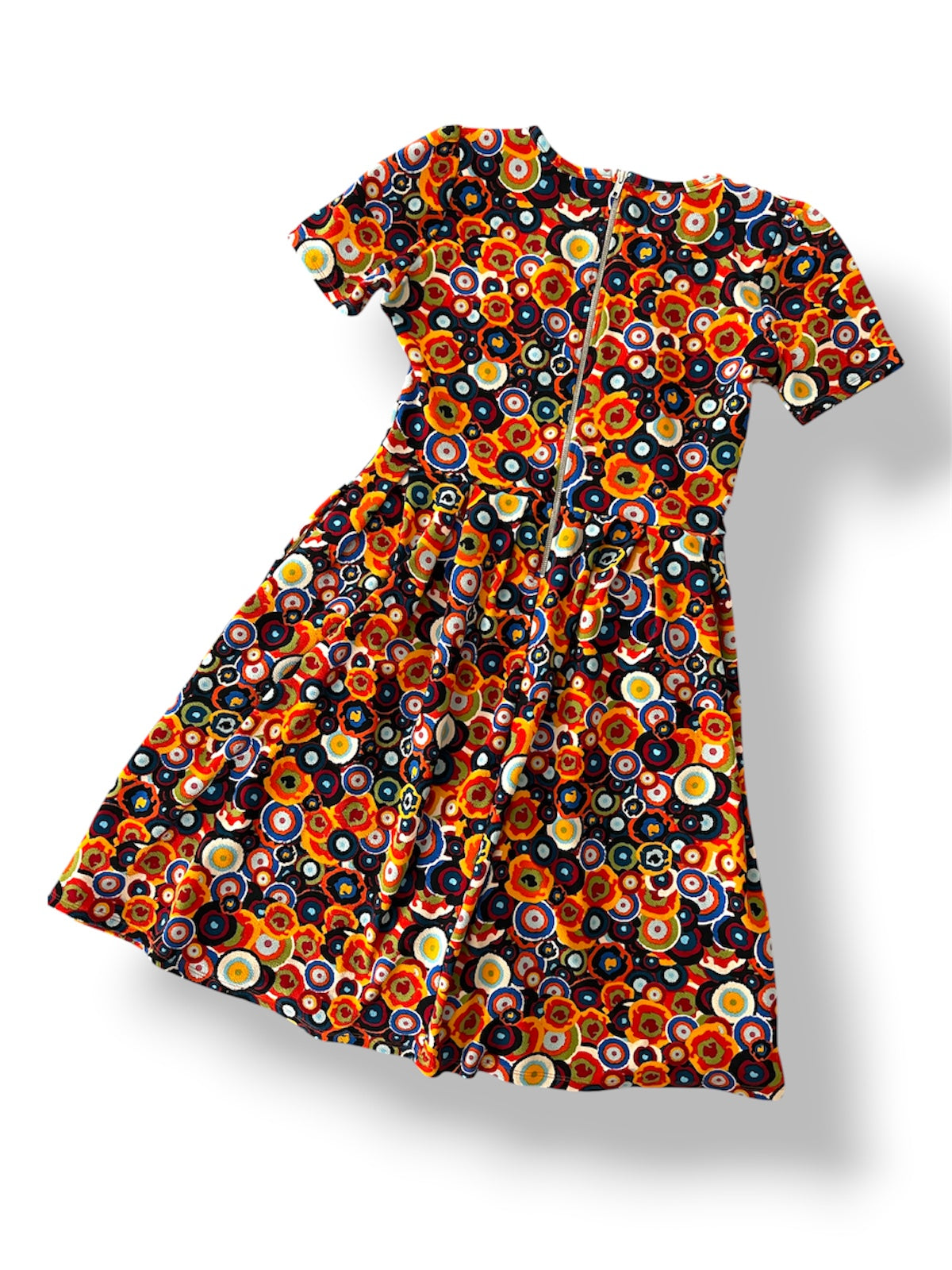 LuLaRoe • Amelia Fit-and-Flare Dress • Rare 60’s Inspired Mod Retro Print