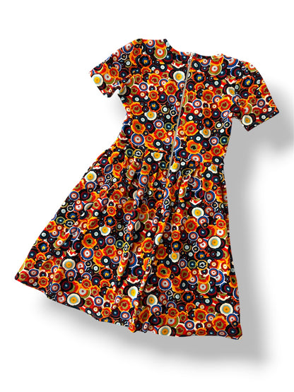 LuLaRoe • Amelia Fit-and-Flare Dress • Rare 60’s Inspired Mod Retro Print