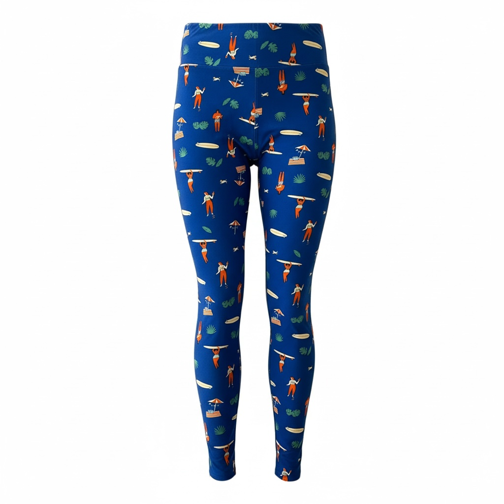LuLaRoe Buttery Soft Leggings • Blue Hawaii