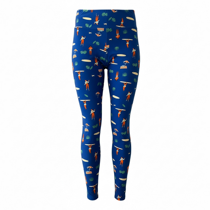 LuLaRoe Buttery Soft Leggings • Blue Hawaii