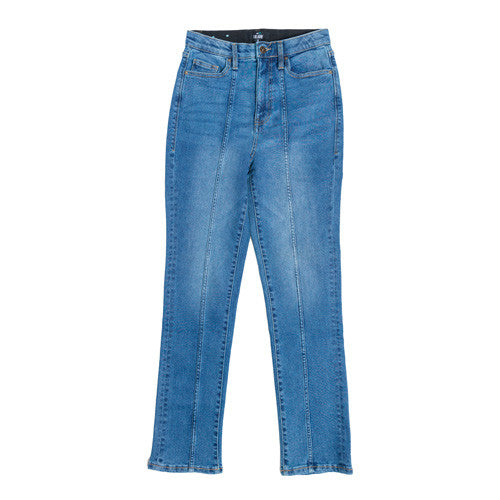 LuLaRoe Straight Leg Seamed Denim • Aegean • Standard Blue Wash