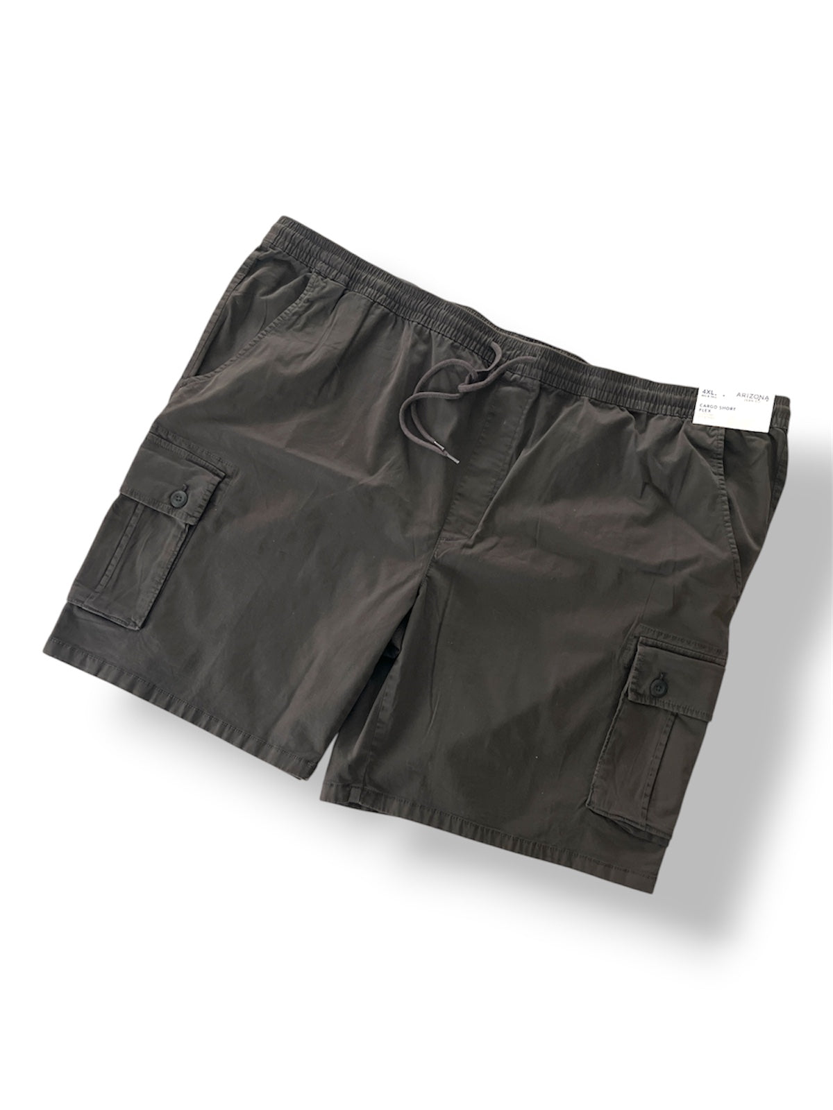 Arizona Jean Co. Men's Flex Cargo Shorts • 4XL Big & Tall • Brown