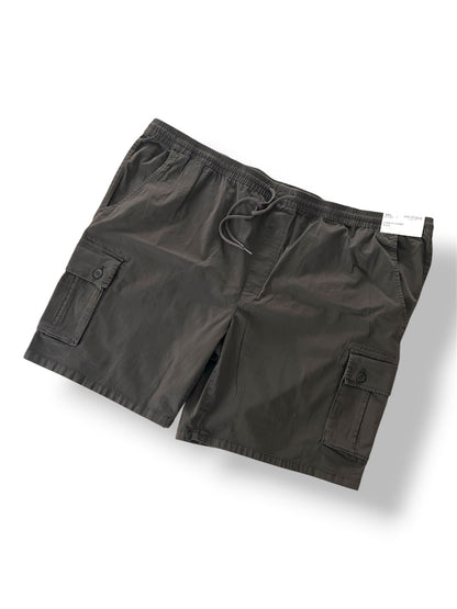 Arizona Jean Co. Men's Flex Cargo Shorts • 4XL Big & Tall • Brown