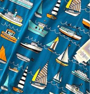 LuLaRoe • V-Neck Christy Tee • Vintage • Rare Print • Boats