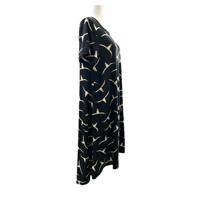 LuLaRoe Carly • High Low Hemline Swing Dress • Longhorn Skull