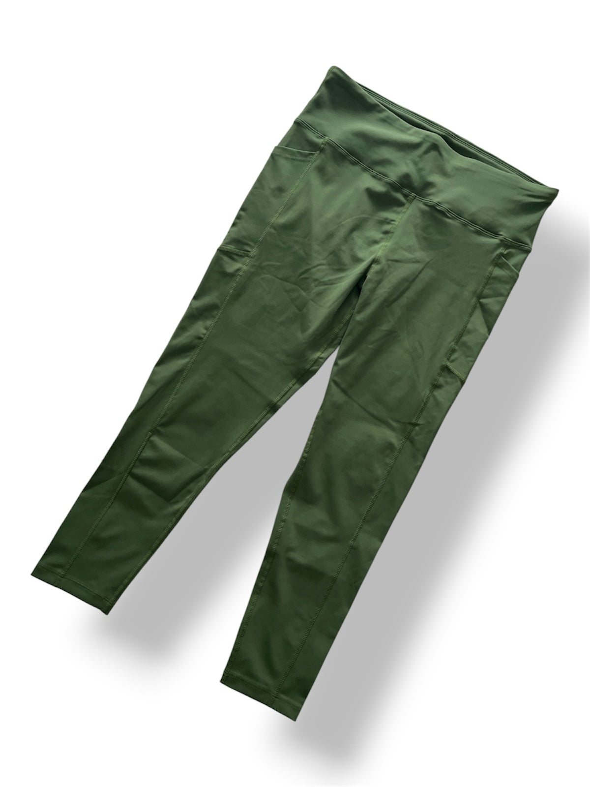 LuLaRoe Rise Collection • Brave Ankle Fitness Leggings • Solid Green