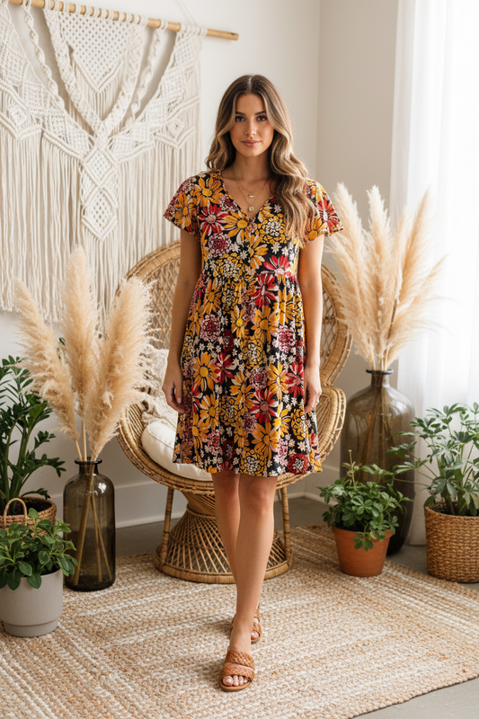 LuLaRoe • Heidi • Babydoll Dress • Rayon Fabric