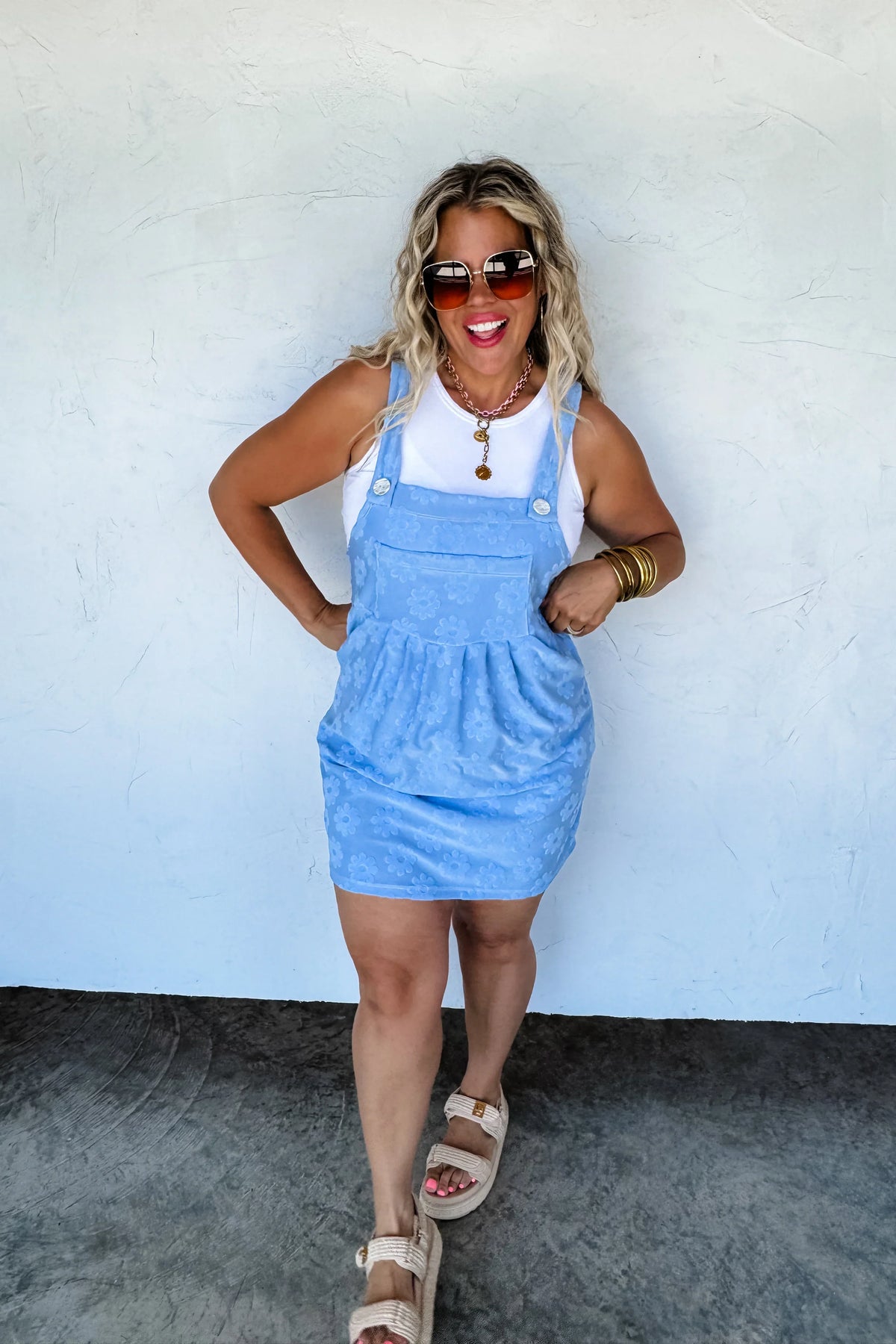 Sunshine & Daisies Overall Dress