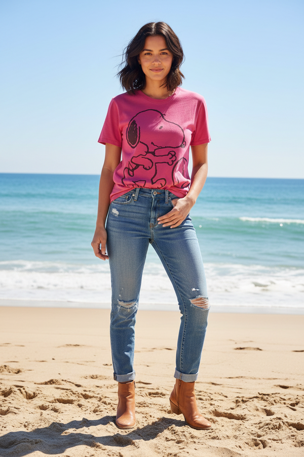 Vintage Levi & Peanuts Colab Snoopy T-Shirt