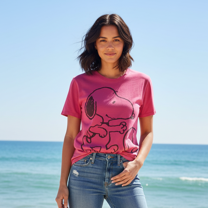 Vintage Levi & Peanuts Colab Snoopy T-Shirt