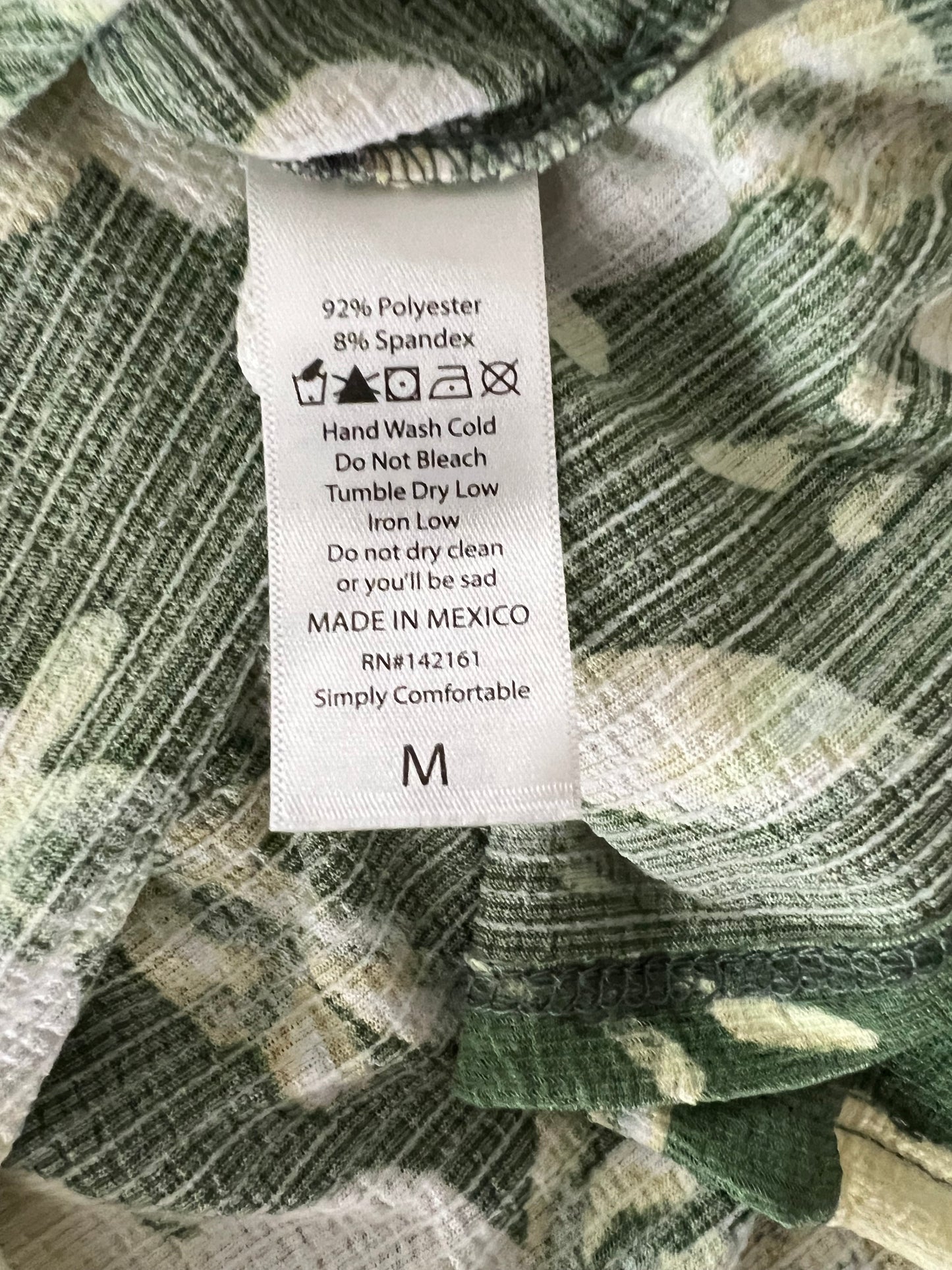NWOT • Rare • LuLaRoe Ariel Tiered Dress • Side Seam Pockets • Green Floral