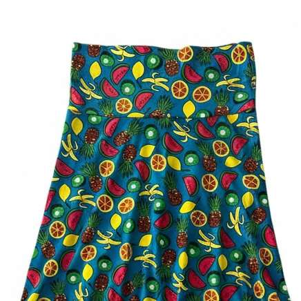 Vintage LuLaRoe Maxi Skirt - Fruit
