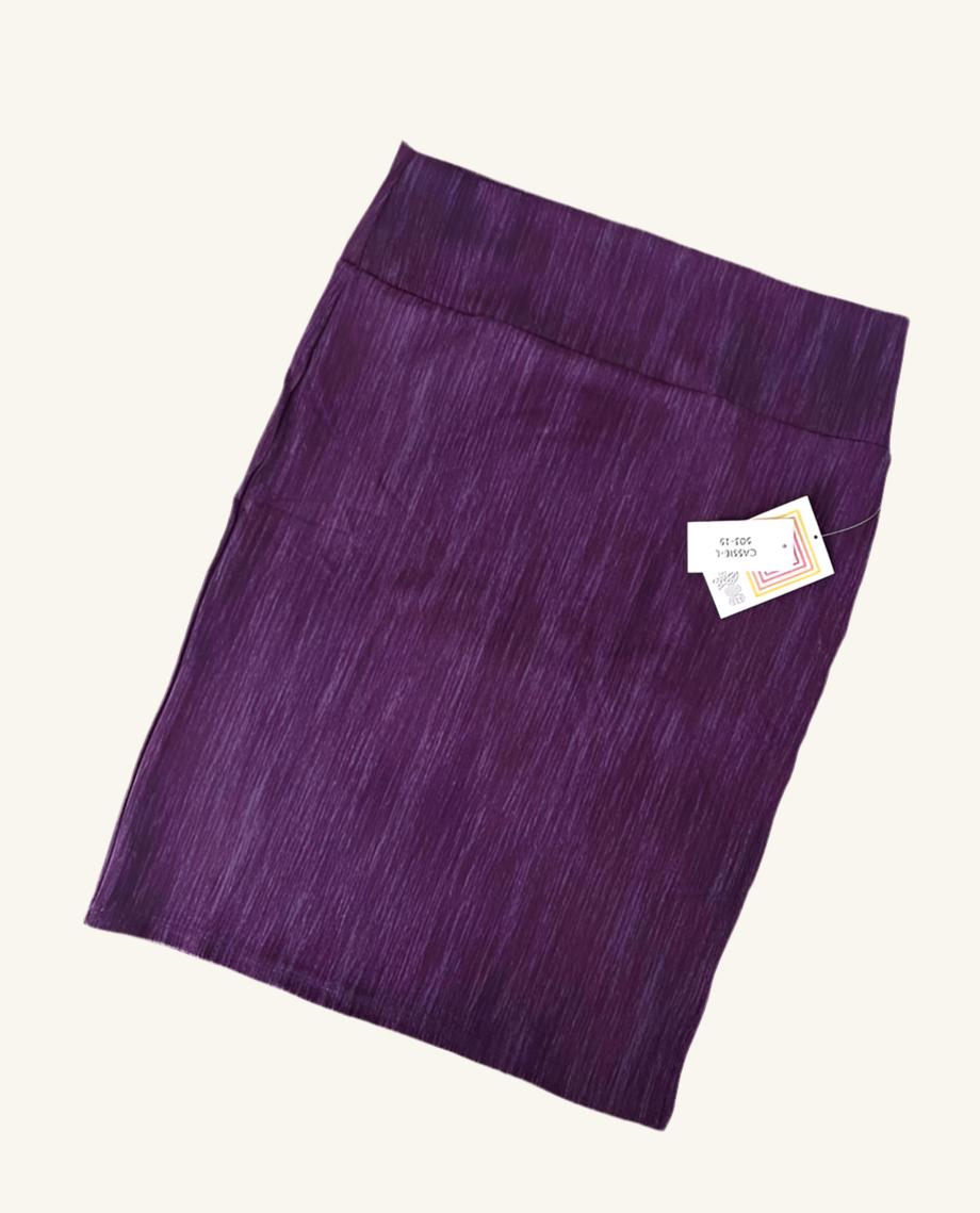 LuLaRoe Cassie Pencil Skirt • Purple Heather
