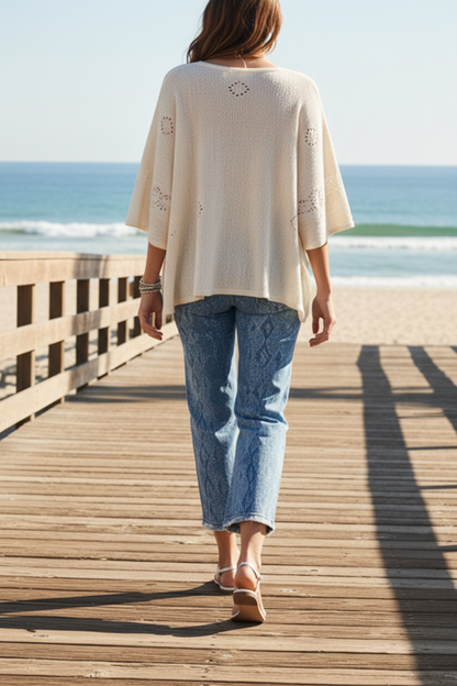 Judy Blue • High Rise Ankle Wide Leg Jeans