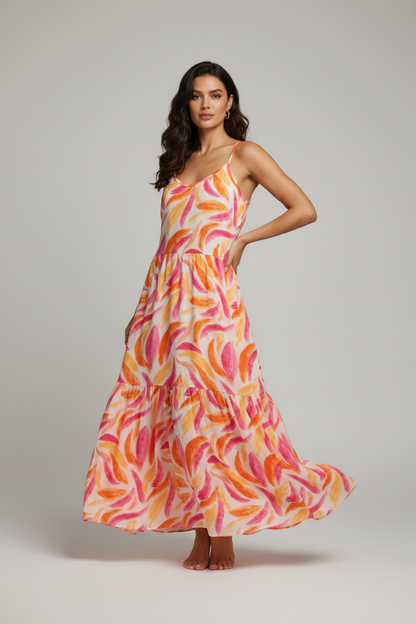 LuLaRoe Resort Wear • Carina Tiered Maxi Dress • Swimsuit Cover-Up