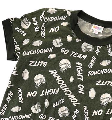 Liv T-Shirt Football Graphic