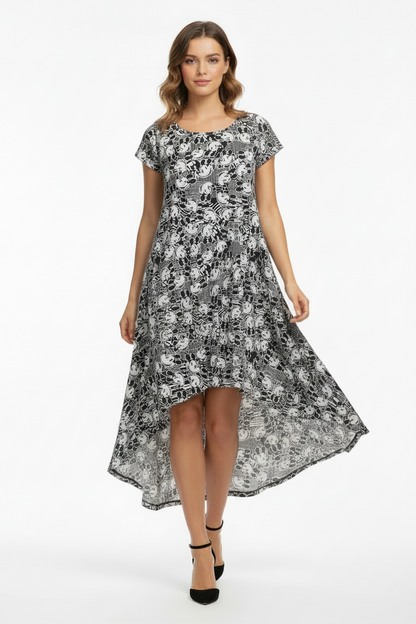 LuLaRoe Carly • High Low Hemline Swing Dress • Disney • Mickey Mouse