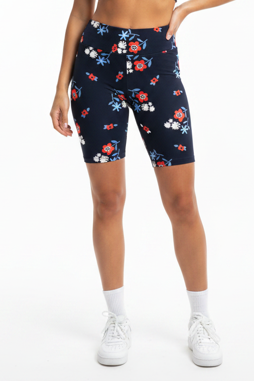 LuLaRoe Biker Shorts • Navy Ditsy Floral