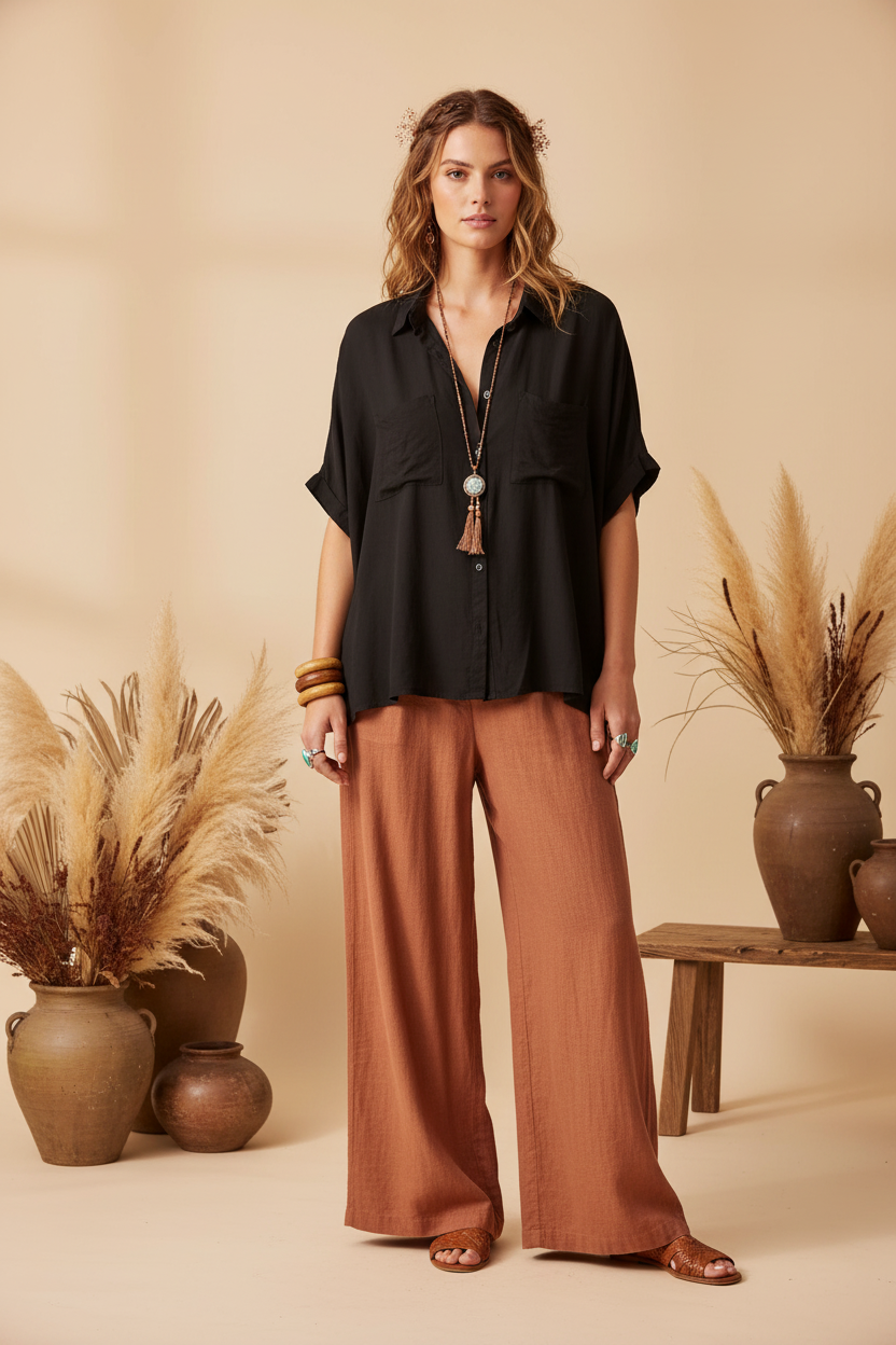LuLaRoe Amy • Dolman Sleeve Top • Solid Black
