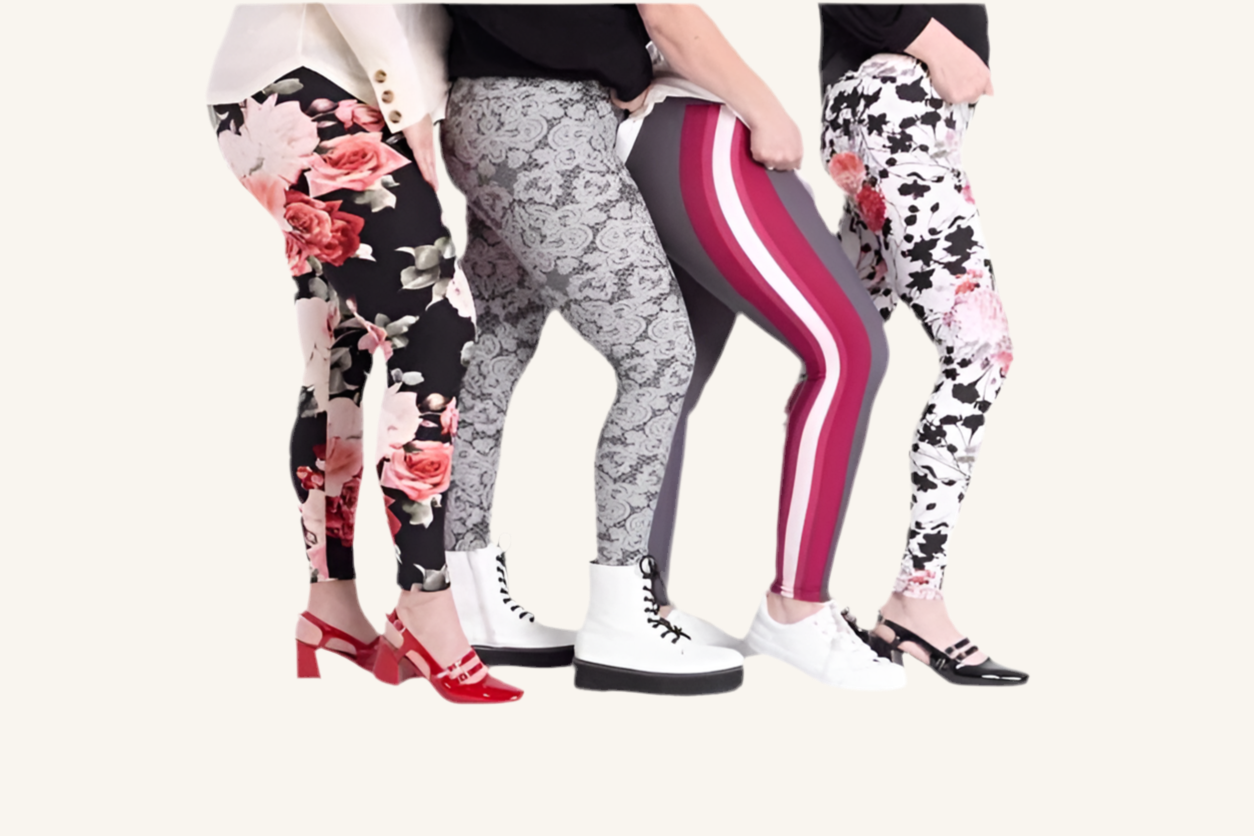 LuLaRoe Buttery Soft Leggings • Black Multi Peacock Feathers