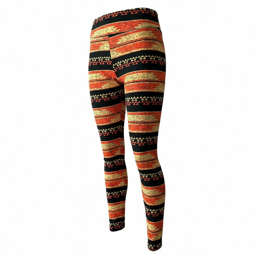 LuLaRoe Buttery Soft Leggings • Autumn Aztec Print