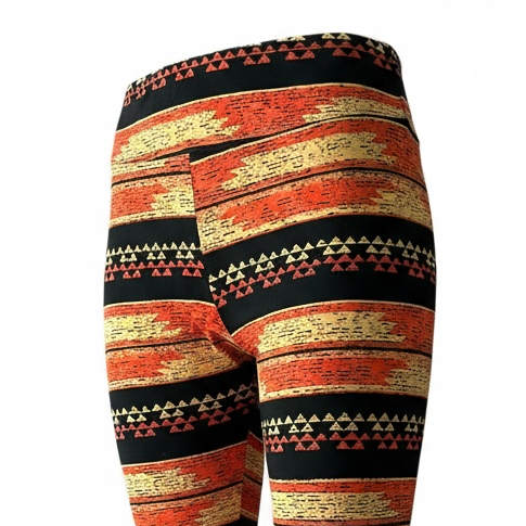 LuLaRoe Buttery Soft Leggings • Autumn Aztec Print