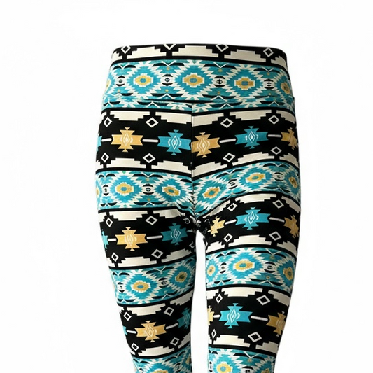 LuLaRoe Buttery Soft Leggings • Aztec Print