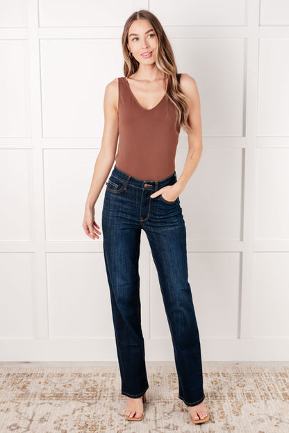 Judy Blue • Alaina • High Rise Classic Straight Jeans