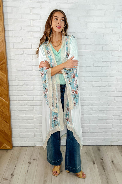 POL • Bohemian • Always Flowing • Open Front • High Low Cardigan
